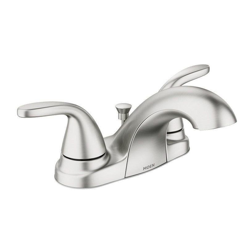 Adler Double Handle Bathroom Faucet, Spot-resistant Brushed Nickel D8174