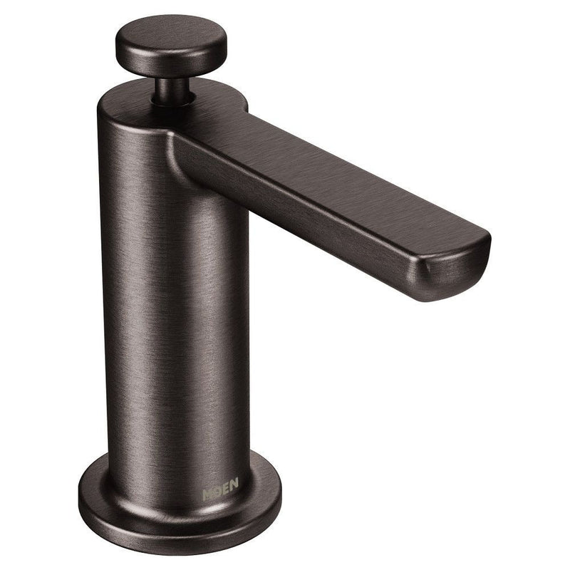 Align Single Handle High Arc Modern Pull Down Kitchen Faucet with Power Clean, Black Stainless Steel O8101