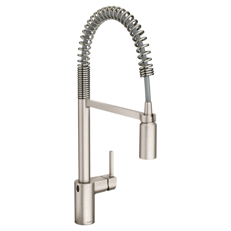 Align Single Handle Touchless Pull Down Sprayer Kitchen Faucet with, Stainless Steel J7727