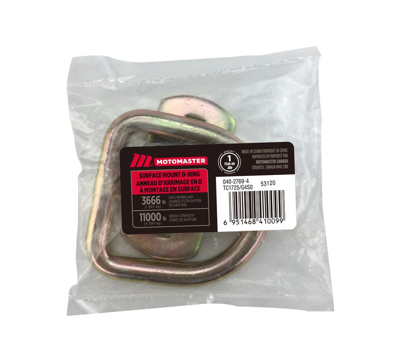 11,000-lb Medium Duty D-Ring, Surface Mountable W6962