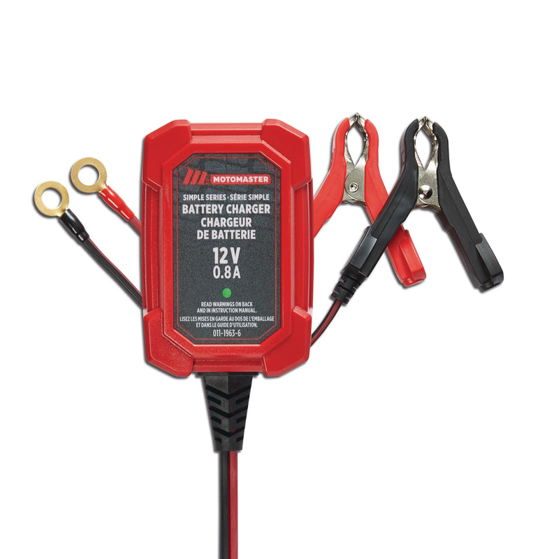 Simple Series Smart Battery Charger/Maintainer, Fully Automatic, 0.8-Amp, 12V Q7905
