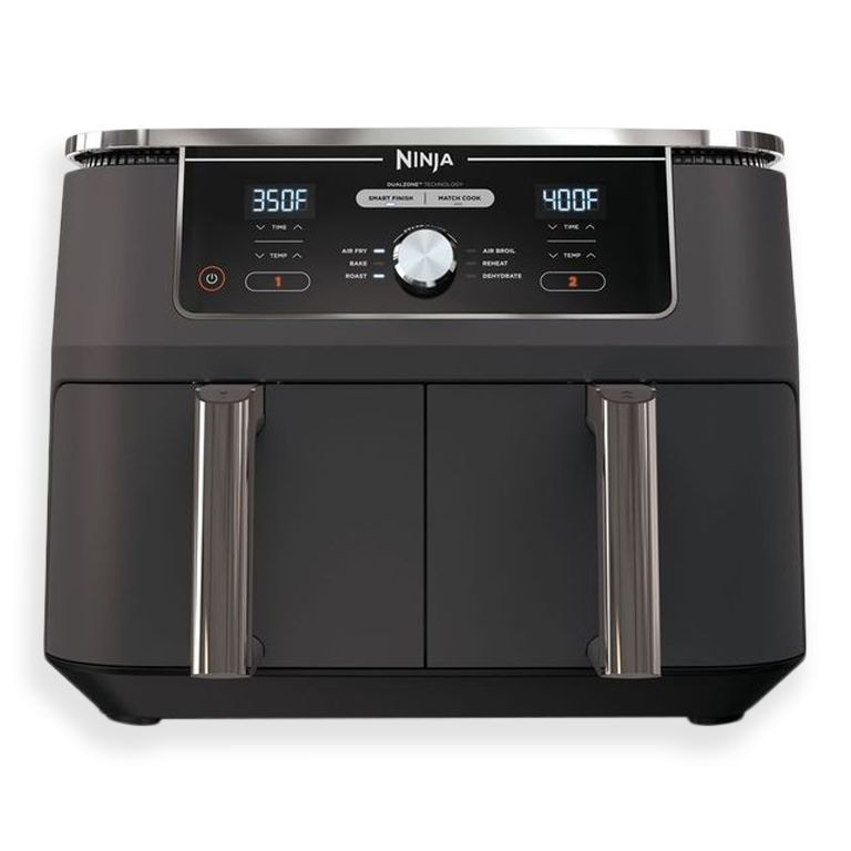 6-in-1 XL Air Fryer with 2 Baskets, 10-qt A4397