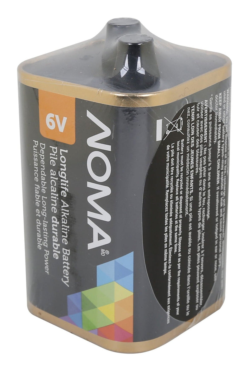 1-pk 6V / 6 Volt Square Alkaline Lantern Battery, Long Lasting B9177