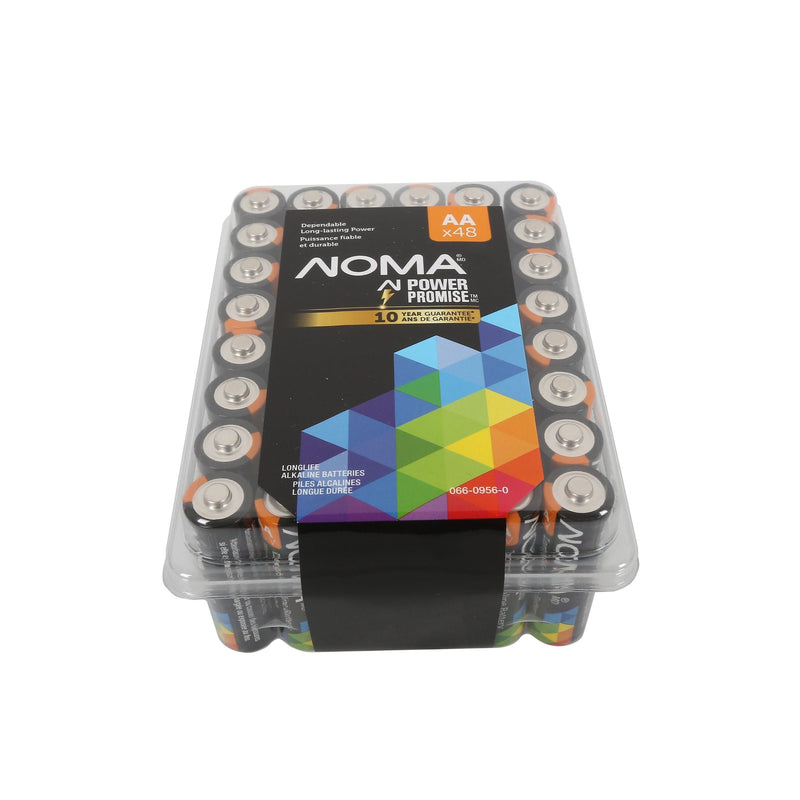 AA Alkaline Batteries in Clam Shell Box, 48-pk V890