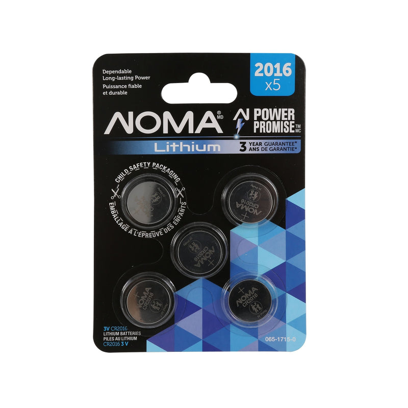 CR2016 3V / 3 Volt Lithium Coin Cell Batteries, Long Lasting, 5-pk B8131