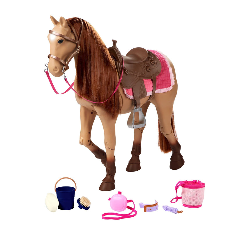 Toy Horse Playset with Accessories for Ages 3+, Various Styles N7327