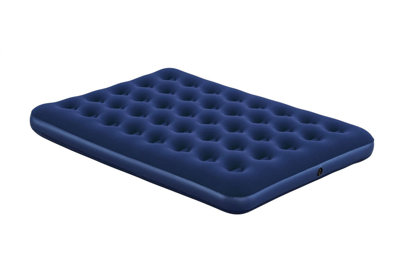 Double Single-High Inflatable Air Mattress/Airbed with Flocked Top & Repair Kit D6232