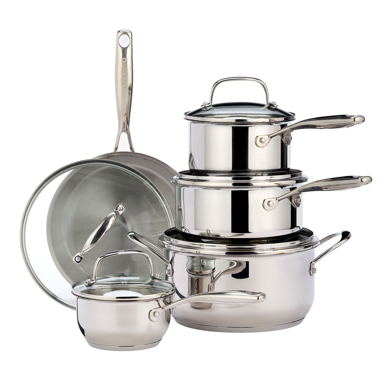 Classic 10 piece Stainless Steel Cookset W7364
