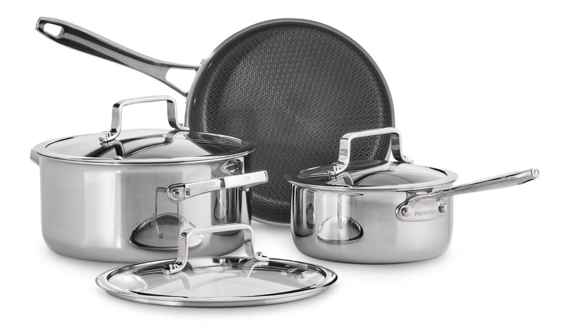 PFOA-Free Hybrid Clad Cookware Pot Set, 6-pc C409