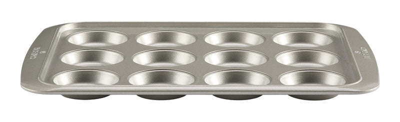 Professional Muffin Top Pan, Silver, 12-Cup J4010
