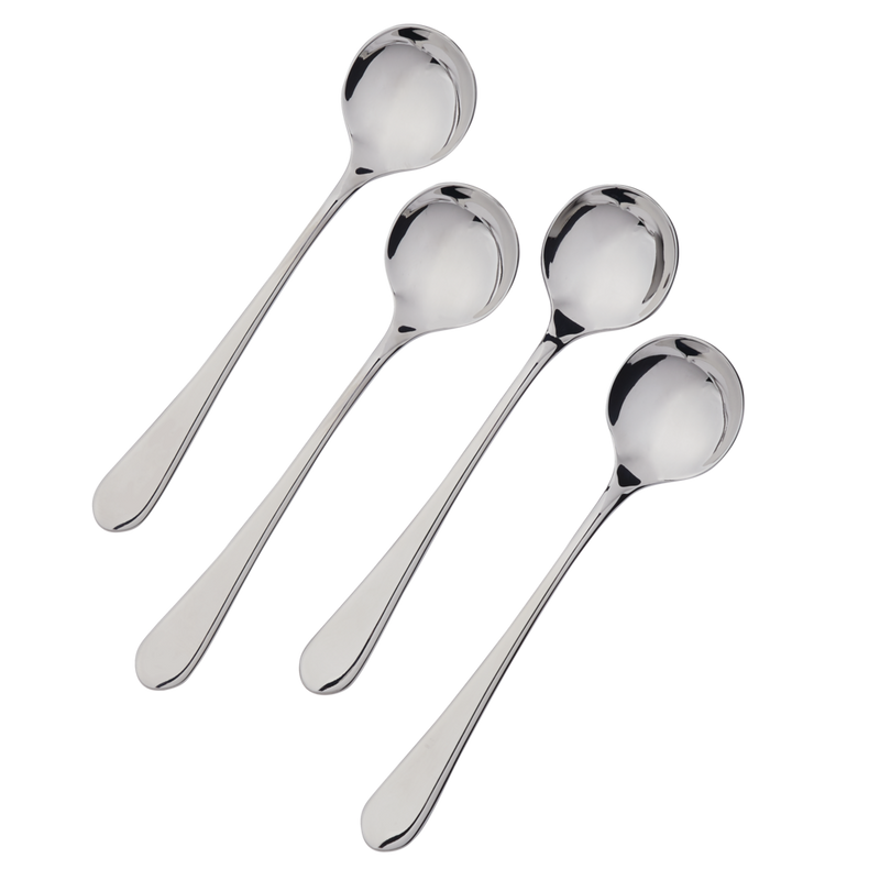 Stainless Steel Soup Spoons, 4-pc N7770