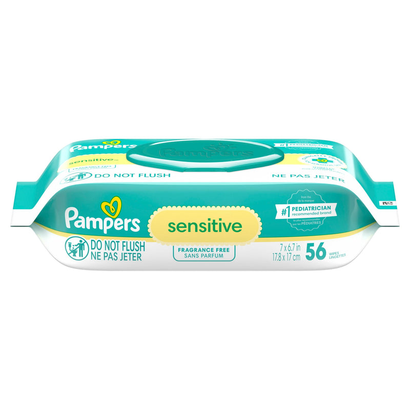 Sensitive Baby Wipes 1X Pop-Top, 56 Count X1272