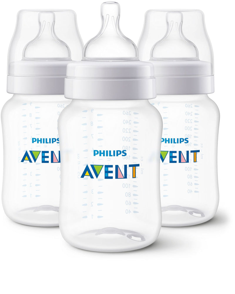 SCY103/03 Anti-Colic Baby Bottle, 9-oz, 3-pk D3491