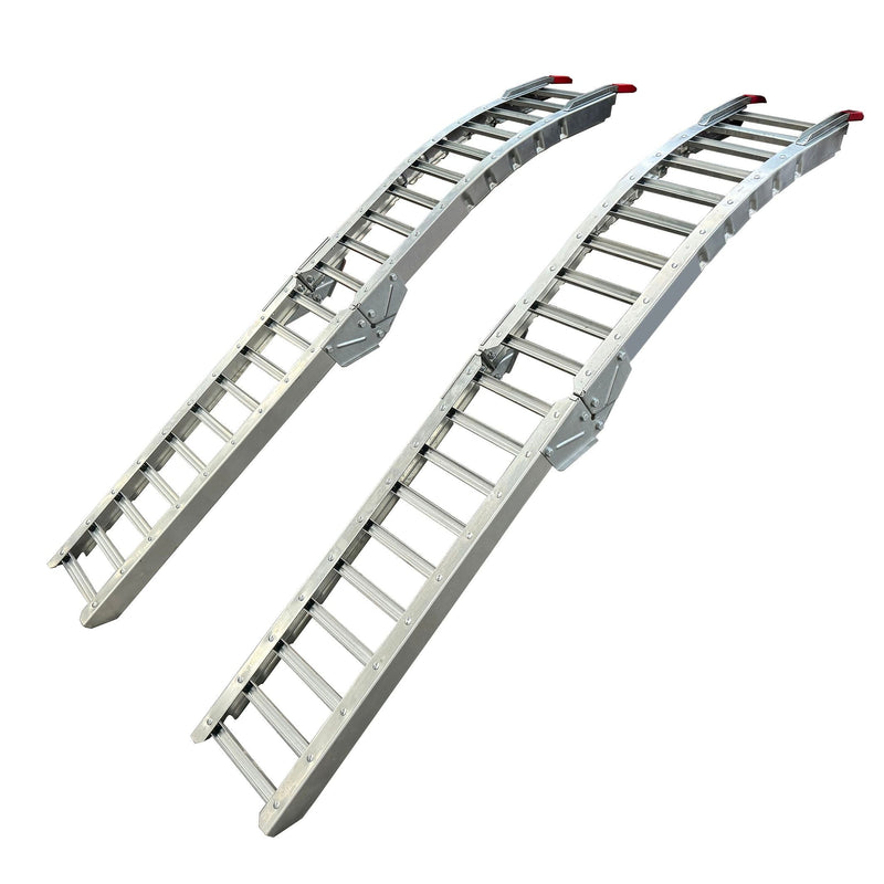 PRIME1 Steel Rung Folding Loading Ramp, Unassembled, 84-in, 2-pc M9337