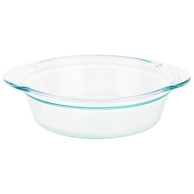 Oven-To-Table Glass Deep Pie Dish, 9.5-in, Freezer & Dishwasher Safe V6314