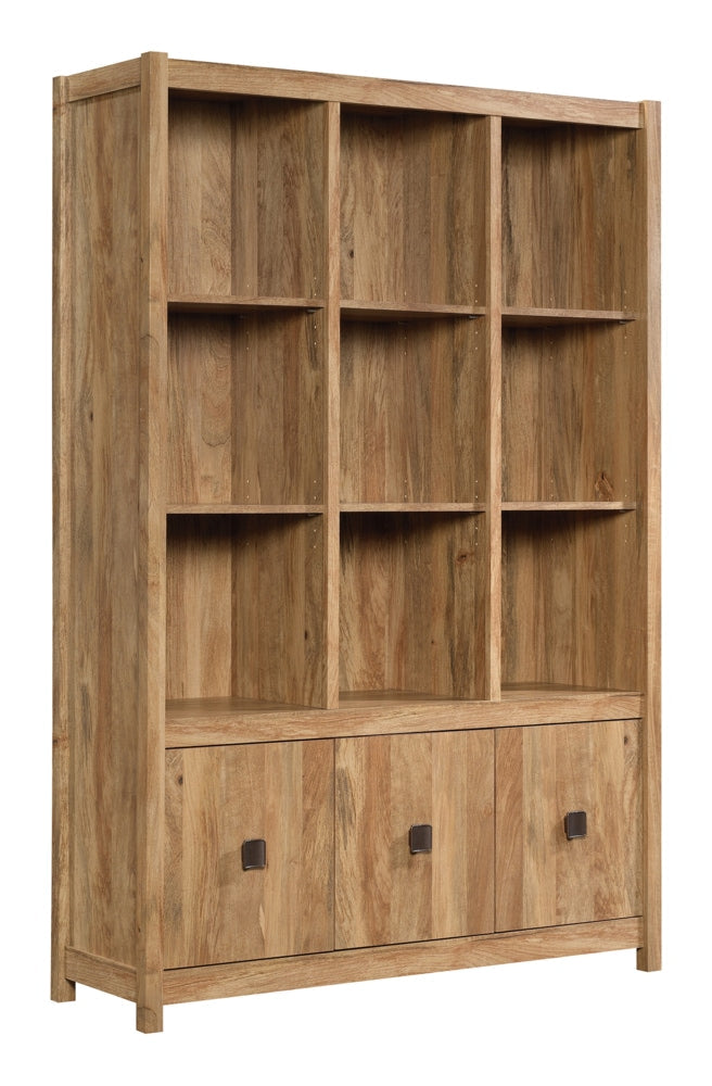 Cannery Bridge 3-Door Bookcase/Bookshelf Storage Cabinet, Sindoori Mango Finish R5072