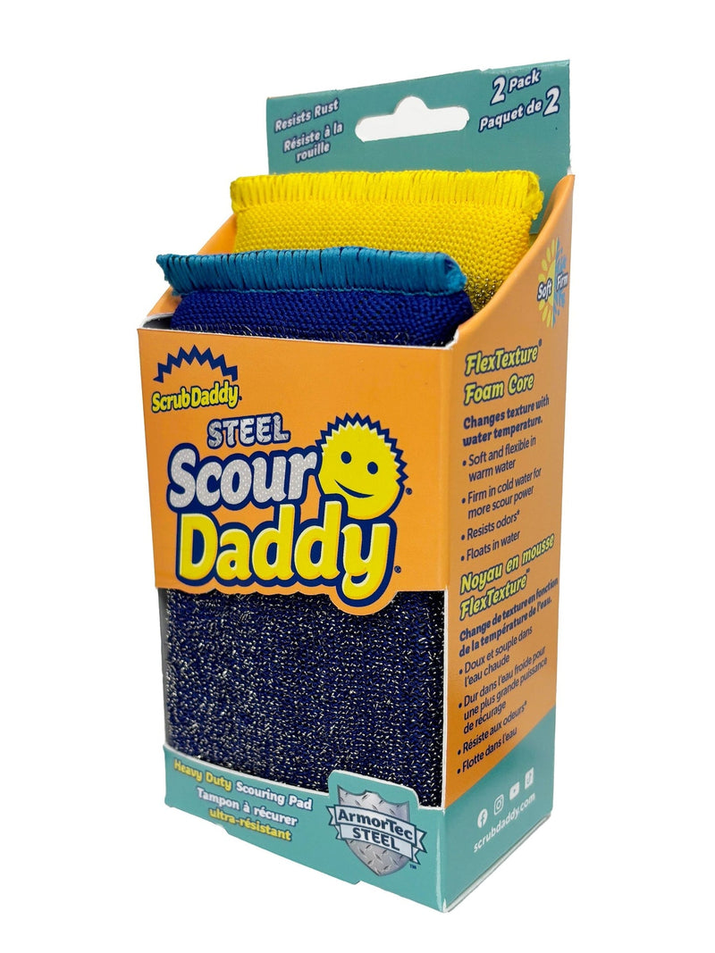 Scour Daddy Multi-Surface Steel Scouring Pads, 2-pk I9382