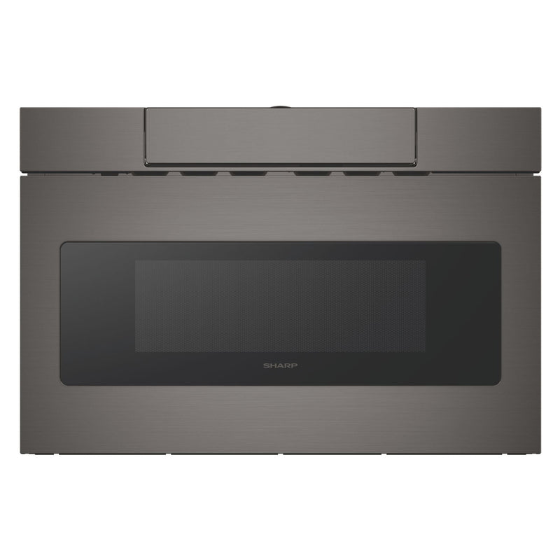 Black Stainless Steel Microwave Drawer Oven, 24-in R7985