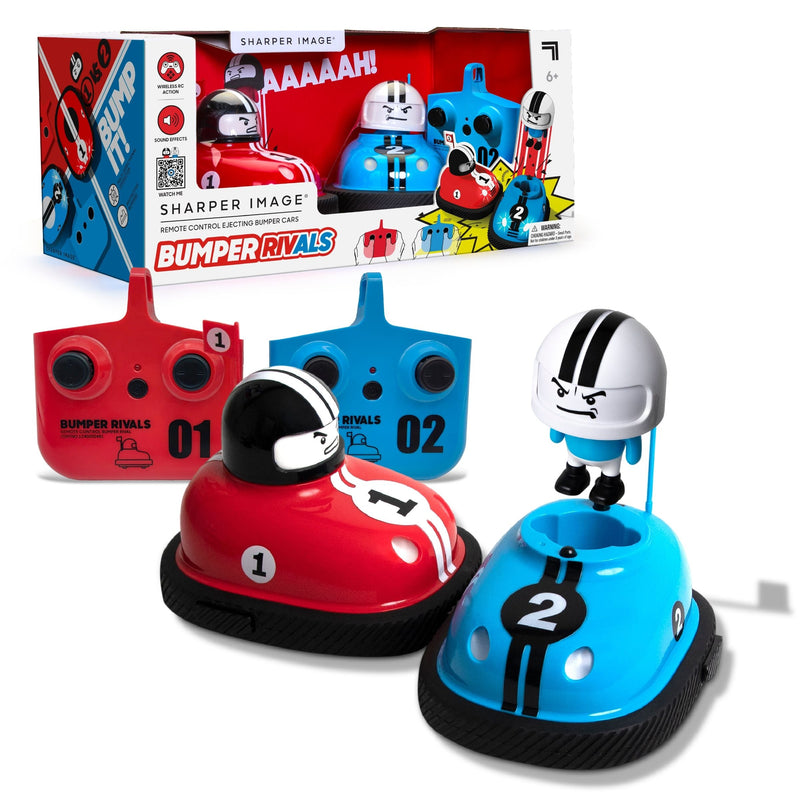 Sharper Image Road Rage Speed Bumper Remote Controlled Car Toy, 2-pk M8810
