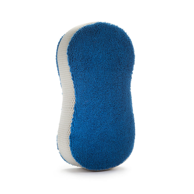2-in-1 Microfibre Wash Sponge, Blue, 1-pc W6998