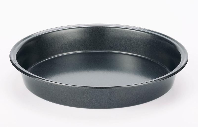 Round Dark Grey Non-Stick Carbon Steel Cake Pan J6263