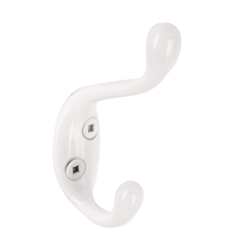 Single Hook, 3.5", White, 3pk Y8662