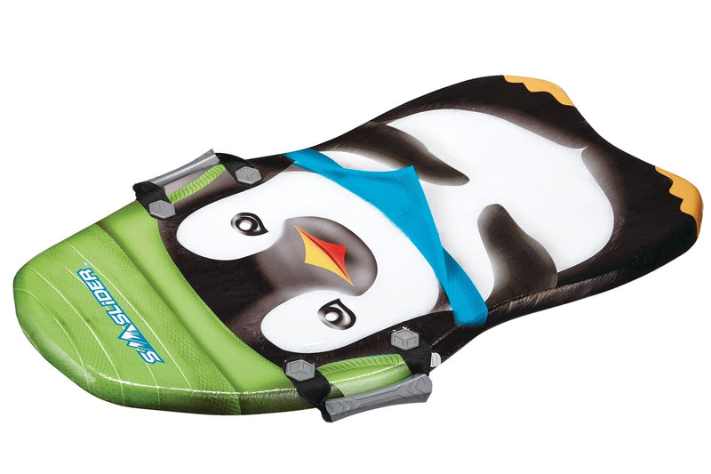 Snow Slider Kids' 1-Person Lightweight Foam Winter Snow Sled/Toboggan with Handles, Assorted M2323