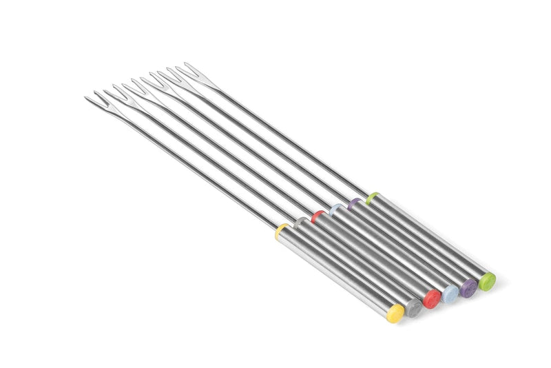 Stainless Steel Fondue Fork Set, Dishwasher Safe, One Size, 6-pc T6696