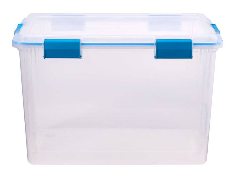 Clear Storage Box with Gasketed Lid, 76-L N2661