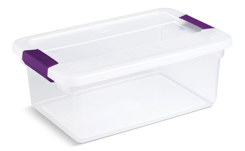 ClearView Storage Box with Latched Lid, 14-L H5172