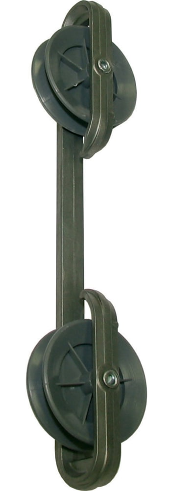 Zinc Clothesline Spacer with Wheels, 10-in K7201