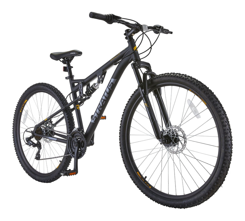 Parallax Dual-Suspension Mountain Bike, 29-in Wheel, Black A8148