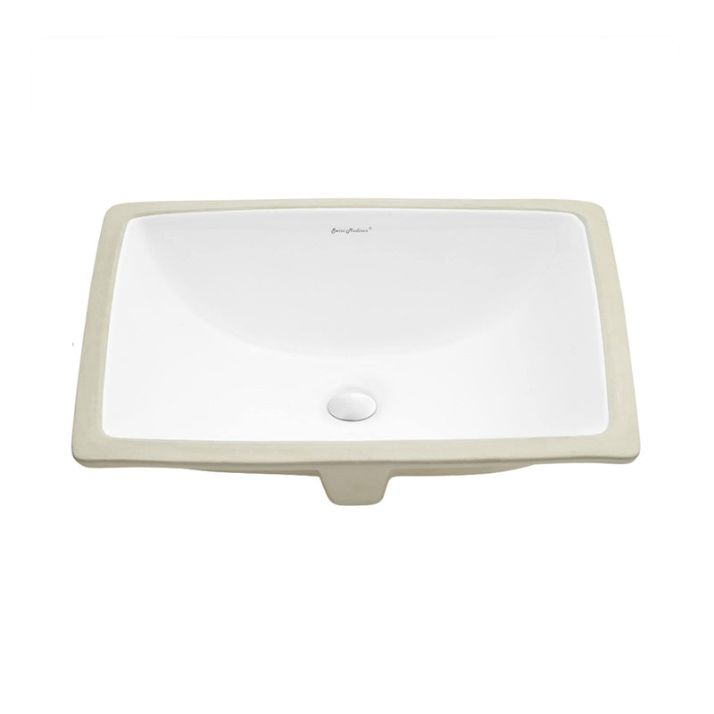 Plaisir 18.5 Rectangular Under-Mount Bathroom Sink P2760