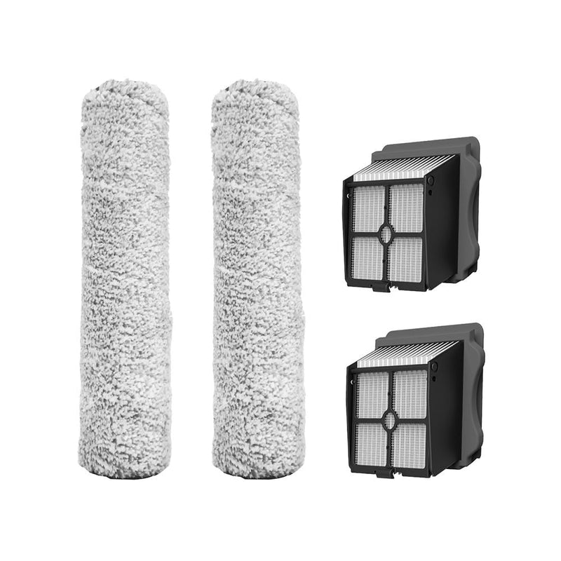 Tineco iFloor 3/Floor One S3 Vacuum Brush Roller Replacement Kit with 2 HEPA Filters H9742