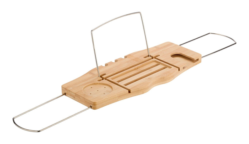 Over-The-Bath Bamboo Wooden Adjustable Bath Tub Tray Z661