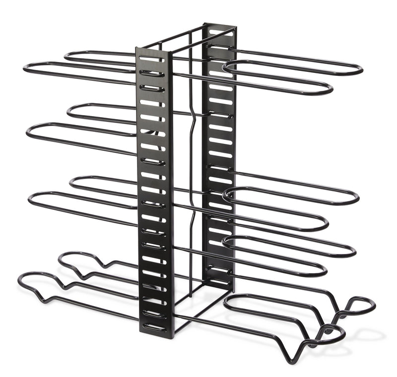 Perspective Adjustable Cookware Organizer, Black Q8179