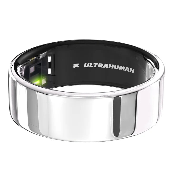 Ultrahuman Ring AIR with 2 Year Ultrahuman X Membership Bundle, Space Silver