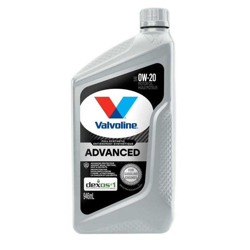 0W20 Advanced Synthetic Engine/Motor Oil, 946-mL S491