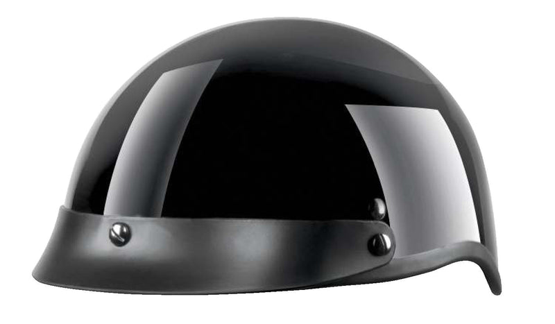Shorty Classic Half-Shell Cruiser Helmet, Lightweight, Black, Assorted Sizes X7908