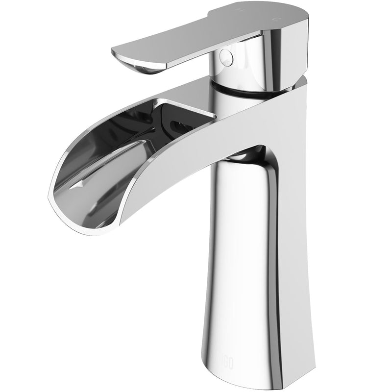 Paloma Single Handle Single Hole Bathroom Sink Faucet, WaterSense Certified, Chrome V3306