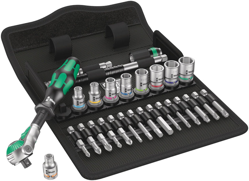 1/4-in Drive Socket Set, SAE, 28-pc I9671