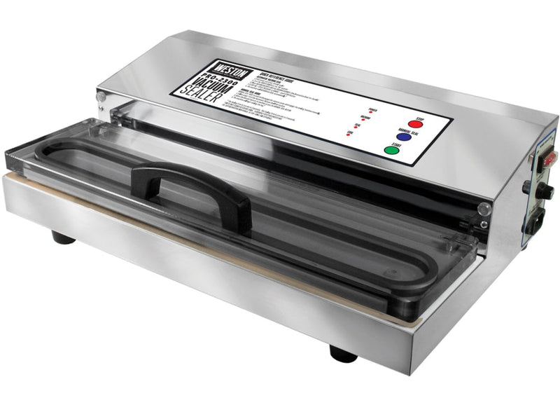 Pro-2300 Stainless Steel Commercial Grade Double Piston Pump Vacuum Sealer, Silver O8153
