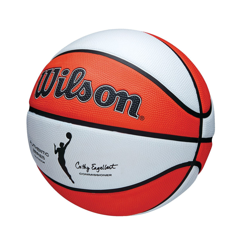 Authentic Series Youth Kids' Outdoor Basketball, Size 6 (28.5-in), Orange/White J5822