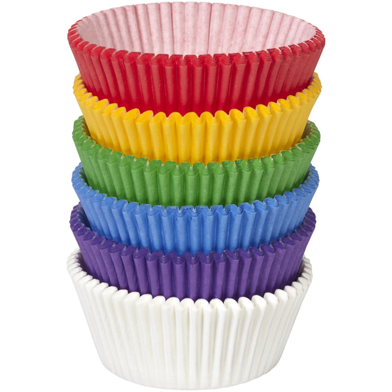 Paper Baking Cups, Rainbow, 2-in, 150-pk U6967