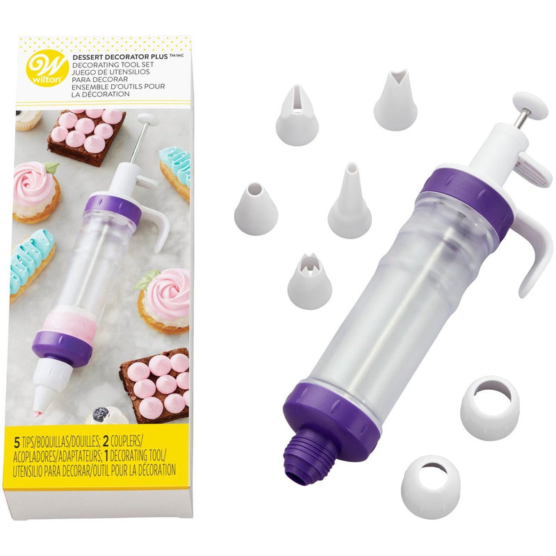 Plastic Dessert Decorator Plus Decorating Tool Set, 8-pc L7855