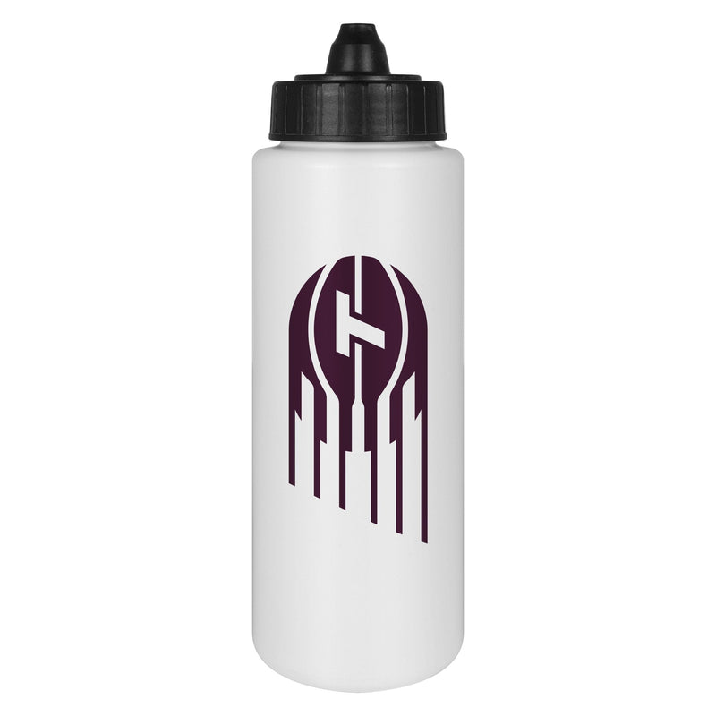 BPA-Free Tall Water Bottle, For Basketball Fans/Collectors, White, 32-oz Z164