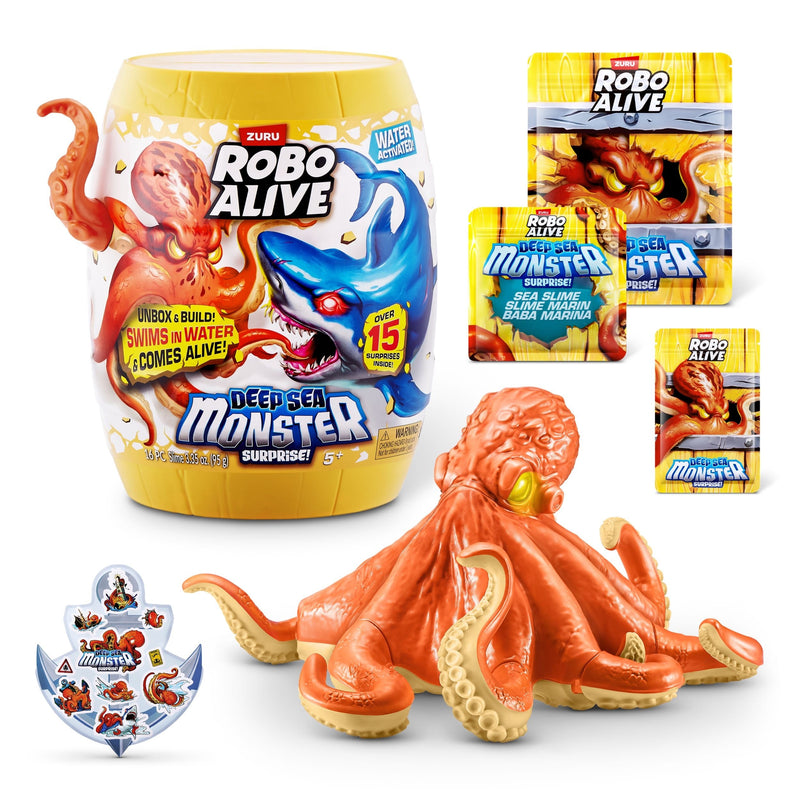 Deep Sea Monster Surprise Unboxing Playset Capsule for Ages 5+ D7010
